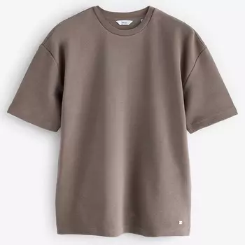 Мужская футболка NEXT в тяжелом весе, цвет Mushroom