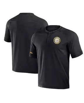 Мужская футболка NFL x Darius Rucker Collection от Black Pittsburgh Steelers стираная футболка хенли реглан Fanatics, черный