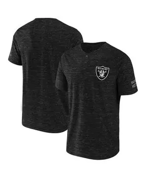 Мужская футболка nfl x darius rucker collection by black las vegas raiders slub henley Fanatics, черный