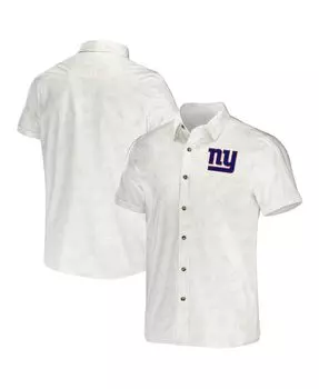 Мужская футболка nfl x darius rucker collection by white new york giants woven на пуговицах Fanatics, белый