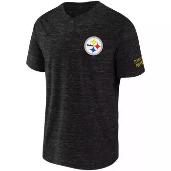 Мужская футболка NFL x Darius Rucker Collection от Fanatics черная футболка Pittsburgh Steelers Slub Henley