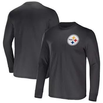 Мужская футболка NFL x Darius Rucker Collection от Fanatics черная футболка с длинным рукавом Pittsburgh Steelers Team