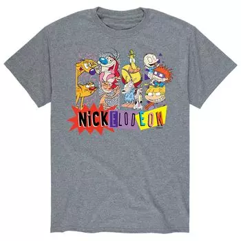 Мужская футболка Nick All Stars Nickelodeon 90-х годов Licensed Character