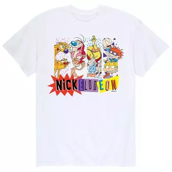 Мужская футболка Nick All Stars Nickelodeon 90-х годов Licensed Character