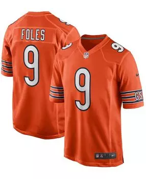 Мужская футболка nick foles orange chicago bears game джерси Nike