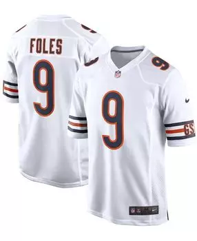 Мужская футболка nick foles white chicago bears game джерси Nike, белый