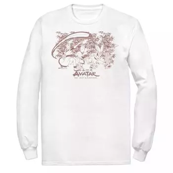 Мужская футболка Nickelodeon Avatar: The Last Airbender Group Action Pose Tee Licensed Character