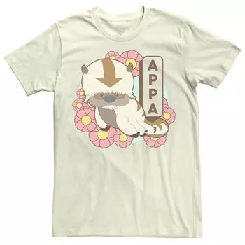 Мужская футболка Nickelodeon Avatar The Last Airbender Chibi Spring Appa Tee Licensed Character