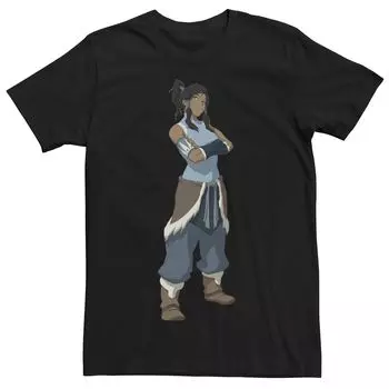 Мужская футболка Nickelodeon Legend Of Korra со скрещенными руками Licensed Character