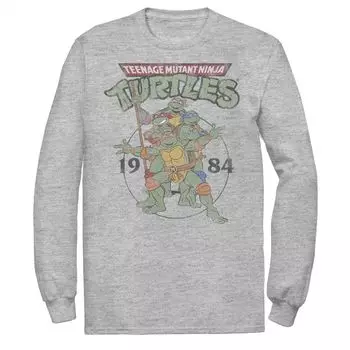 Мужская футболка Nickelodeon nage Mutant Ninja Turtles Classic Circle 1984 года Licensed Character