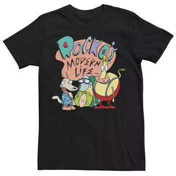 Мужская футболка Nickelodeon Rocko's Modern Life Licensed Character