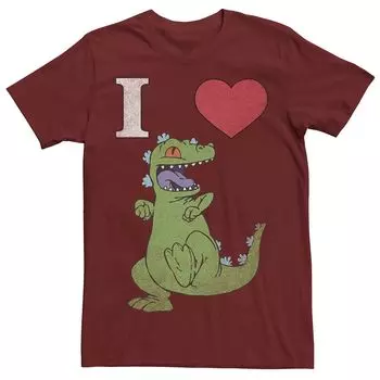 Мужская футболка Nickelodeon RugRats I Love Reptar Licensed Character