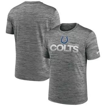 Мужская футболка Nike Anthracite Indianapolis Colts Blitz Velocity Modern Performance, цвет Clt Grey