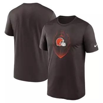 Мужская футболка Nike Brown Cleveland Browns Primetime Legend Icon Performance, цвет Brn Brown
