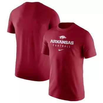 Мужская футболка Nike Cardinal Arkansas Razorbacks Team Issue Performance