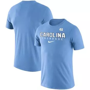 Мужская футболка Nike Carolina Blue North Carolina Tar Heels Lacrosse Legend 2.0 Performance