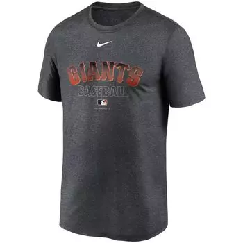 Мужская футболка Nike Charcoal San Francisco Giants Authentic Collection Legend Performance