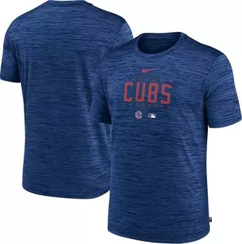 Мужская футболка Nike Chicago Cubs Royal Authentic Collection Velocity