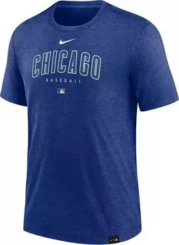 Мужская футболка Nike Chicago Cubs Royal Authentic Collection Early Work Performance