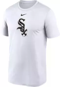 Мужская футболка Nike Chicago White Sox Black Fuse Logo Legend