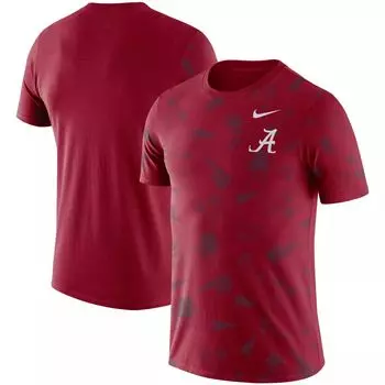 Мужская футболка Nike Crimson Alabama Crimson Tide с задней дверью