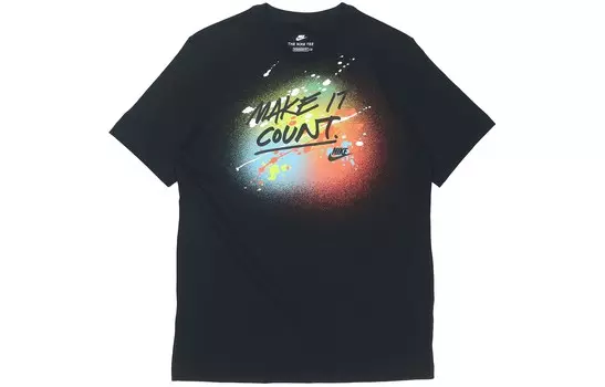 Мужская футболка Nike, цвет Black