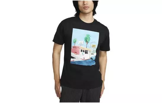 Мужская футболка Nike, цвет Black