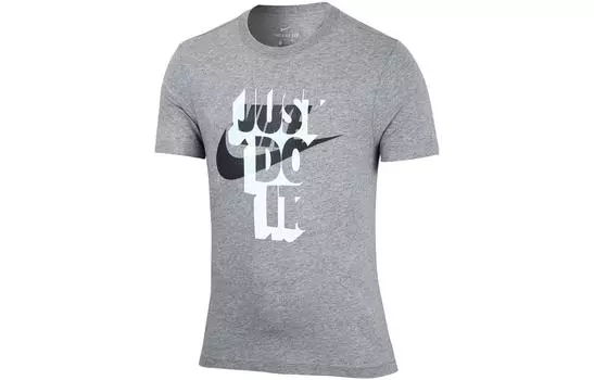 Мужская футболка Nike, цвет Black/Gray