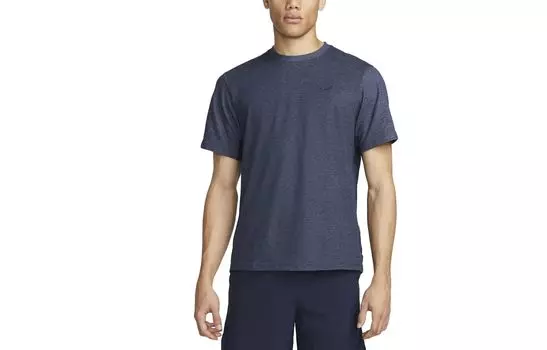 Мужская футболка Nike, цвет Blue with Black Lettering