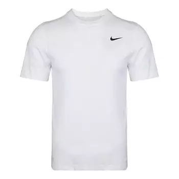 Мужская футболка Nike Dri-Fit Crew Solid Round Neck Training, белый
