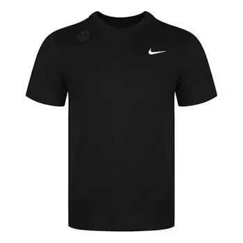 Мужская футболка Nike Dri-Fit Crew Solid Round Neck Training, черный