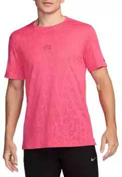 Мужская футболка Nike Dri-FIT Rise 365 Running Division, цвет Aster Pink