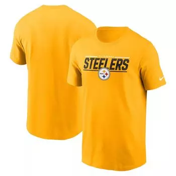 Мужская футболка Nike Gold Pittsburgh Steelers Muscle