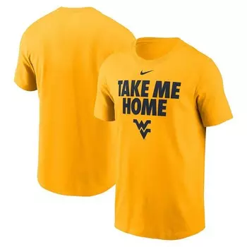Мужская футболка Nike Gold West Virginia Mountaineers Local Ultimate Chant, цвет Wvu Gold