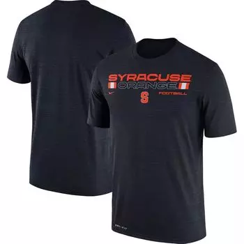 Мужская футболка Nike Navy Syracuse Orange Velocity Legend Performance