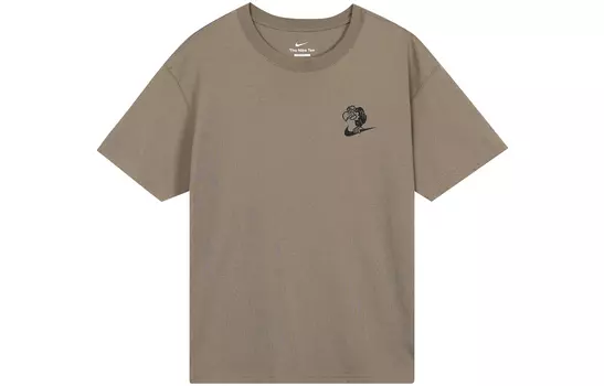 Мужская футболка Nike, Оливковый/Серый
