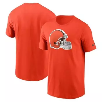 Мужская футболка Nike Orange Cleveland Browns Logo Essential, цвет Brn Orange