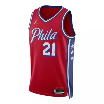 Мужская футболка Nike Philadelphia 76ers Swingman, красный