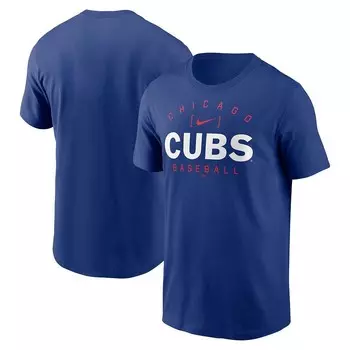 Мужская футболка Nike Royal Chicago Cubs Home Team Athletic Arch, цвет Cub Blue
