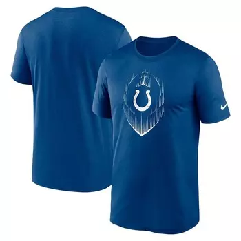 Мужская футболка Nike Royal Indianapolis Colts Primetime Legend Icon Performance, цвет Clt Blue