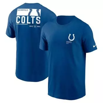 Мужская футболка Nike Royal Indianapolis Colts Team Incline