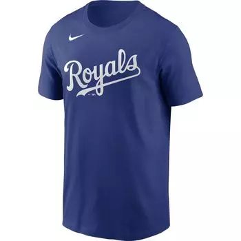 Мужская футболка Nike Royal Kansas City Royals с именем и номером