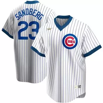 Мужская футболка Nike Ryne Sandberg White Chicago Cubs Home Cooperstown Collection Player