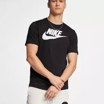 Мужская футболка Nike Sportswear, черно-белый