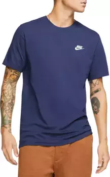 Мужская футболка Nike Sportswear Club, цвет Midnight Navy