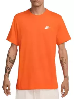 Мужская футболка Nike Sportswear Club, цвет Safety Orange