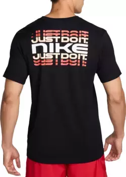 Мужская футболка Nike Sportswear с рисунком Reverb, черный