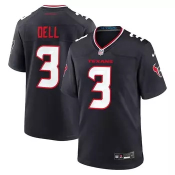Мужская футболка Nike Tank Dell Navy Houston Texans Game, цвет Txs Navy