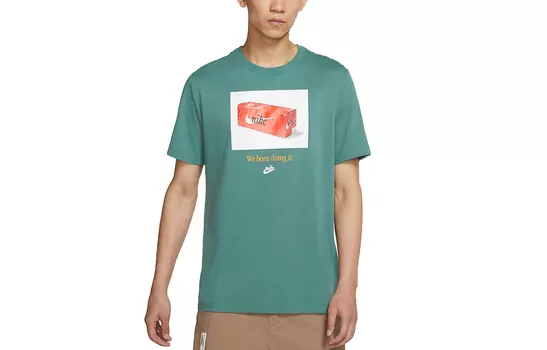 Мужская футболка Nike, Зеленый