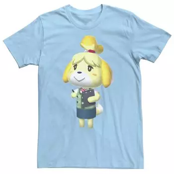 Мужская футболка Nintendo Animal Crossing Isabelle Portrait Licensed Character